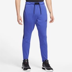 Nike Air Jordan Dri-Fit Men Violet Blue Fleece Sports Jogger Pants DA9785-430